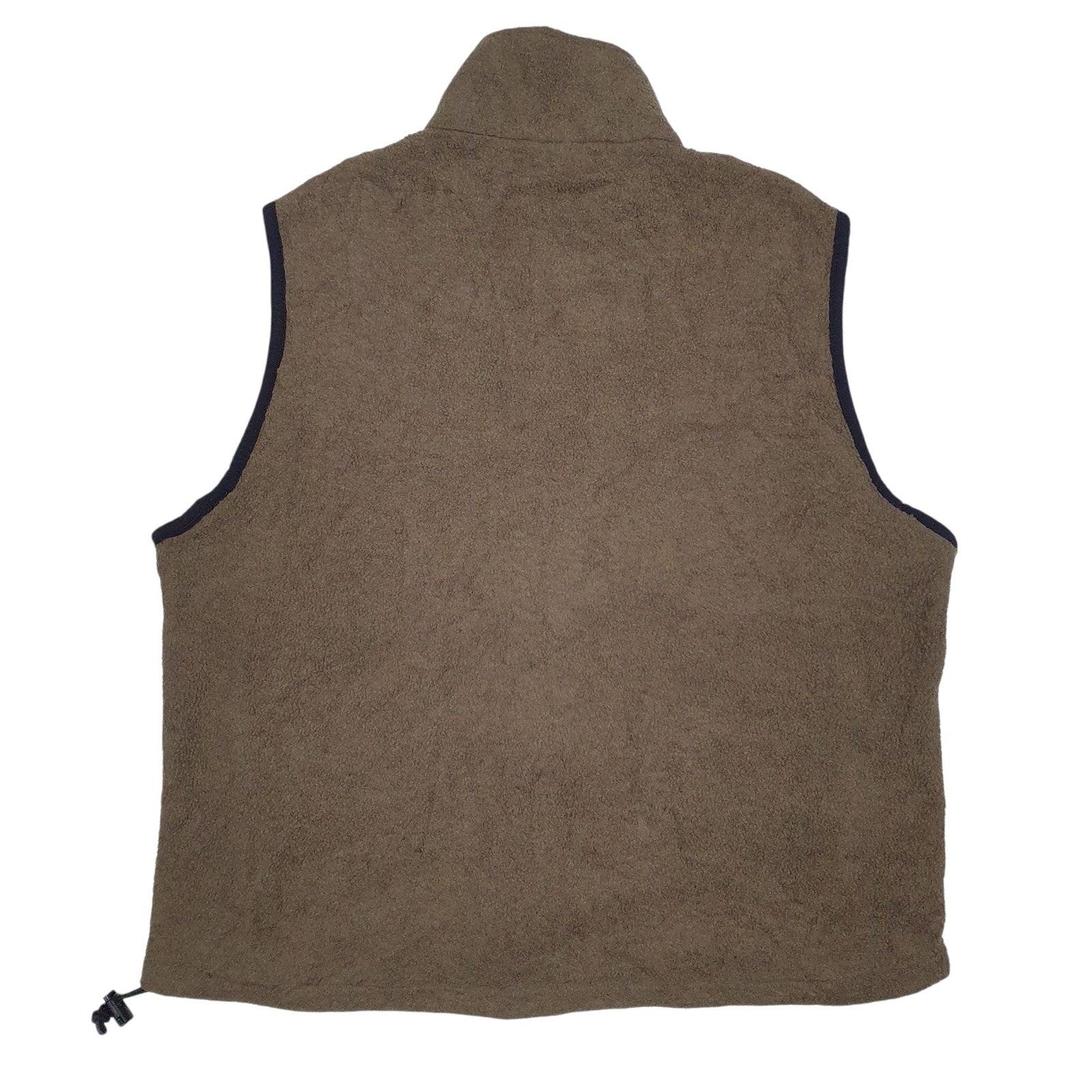 Mens Brown Woolrich Polartec Made In USA Vest Jumper