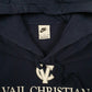 Mens Navy Nike Vail Christian Volleyball Hoodie Jumper