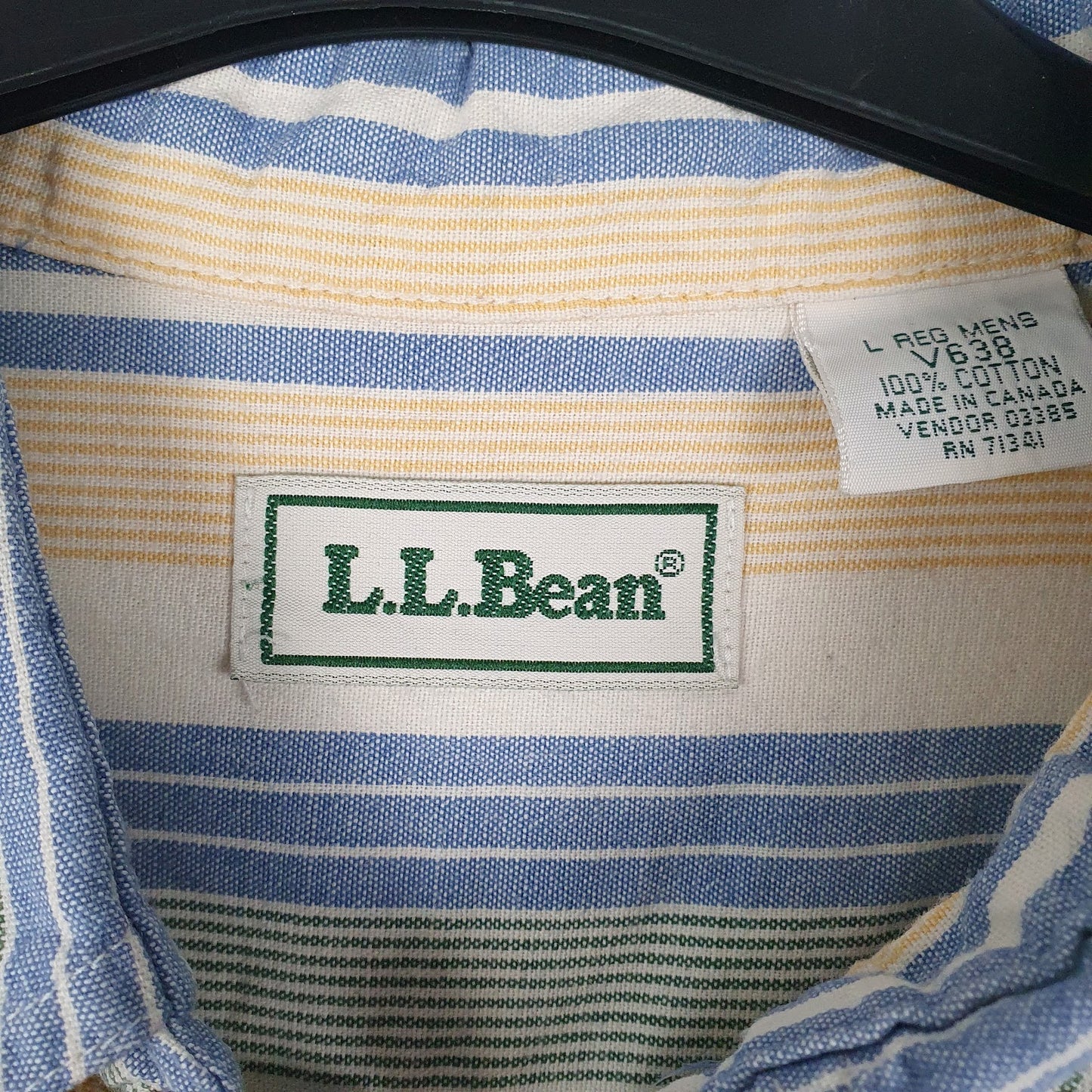 Mens White L.L.Bean   Shirt