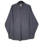 Mens Blue L.L.Bean Flannel Long Sleeve Shirt