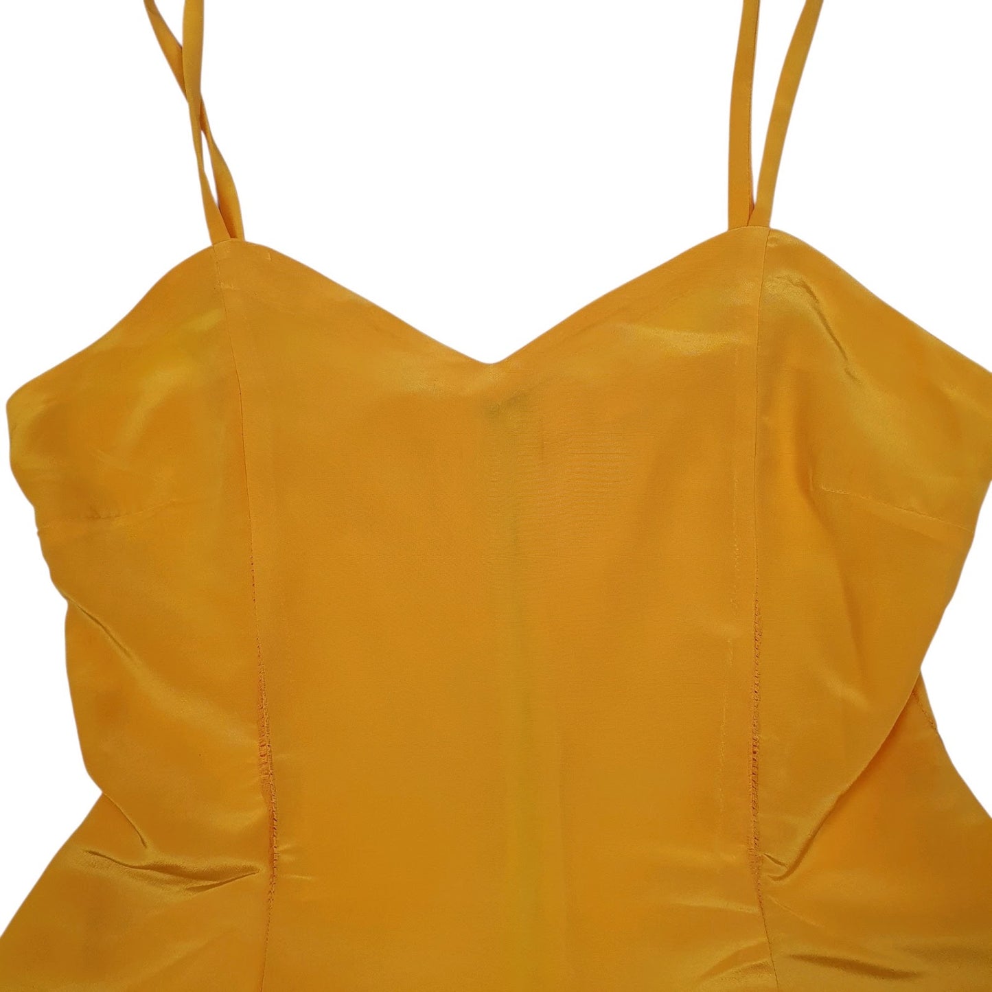 Womens Yellow Unbranded Skater  Dress