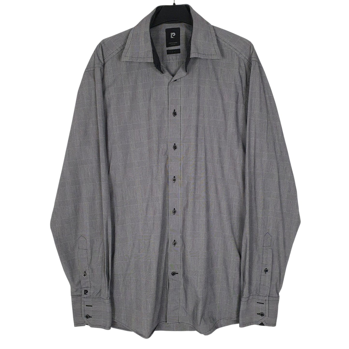 Mens Grey Pierre Cardin  Long Sleeve Shirt