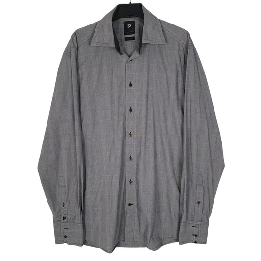Mens Grey Pierre Cardin  Long Sleeve Shirt