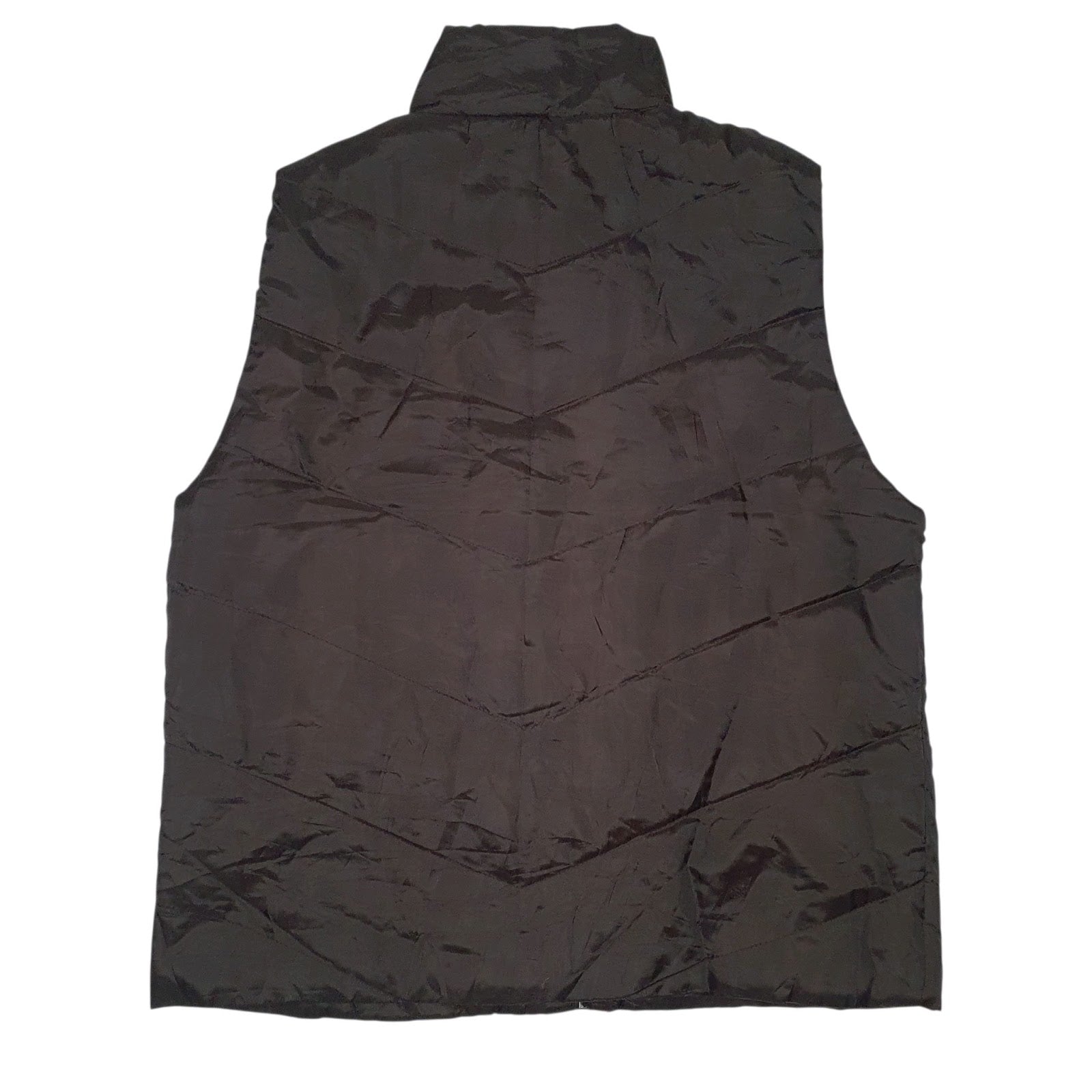 Mens Brown Unbranded Padded Button Up  Coat