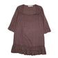 Womens Brown Rick Cardona Summer Long Sleeve Dress