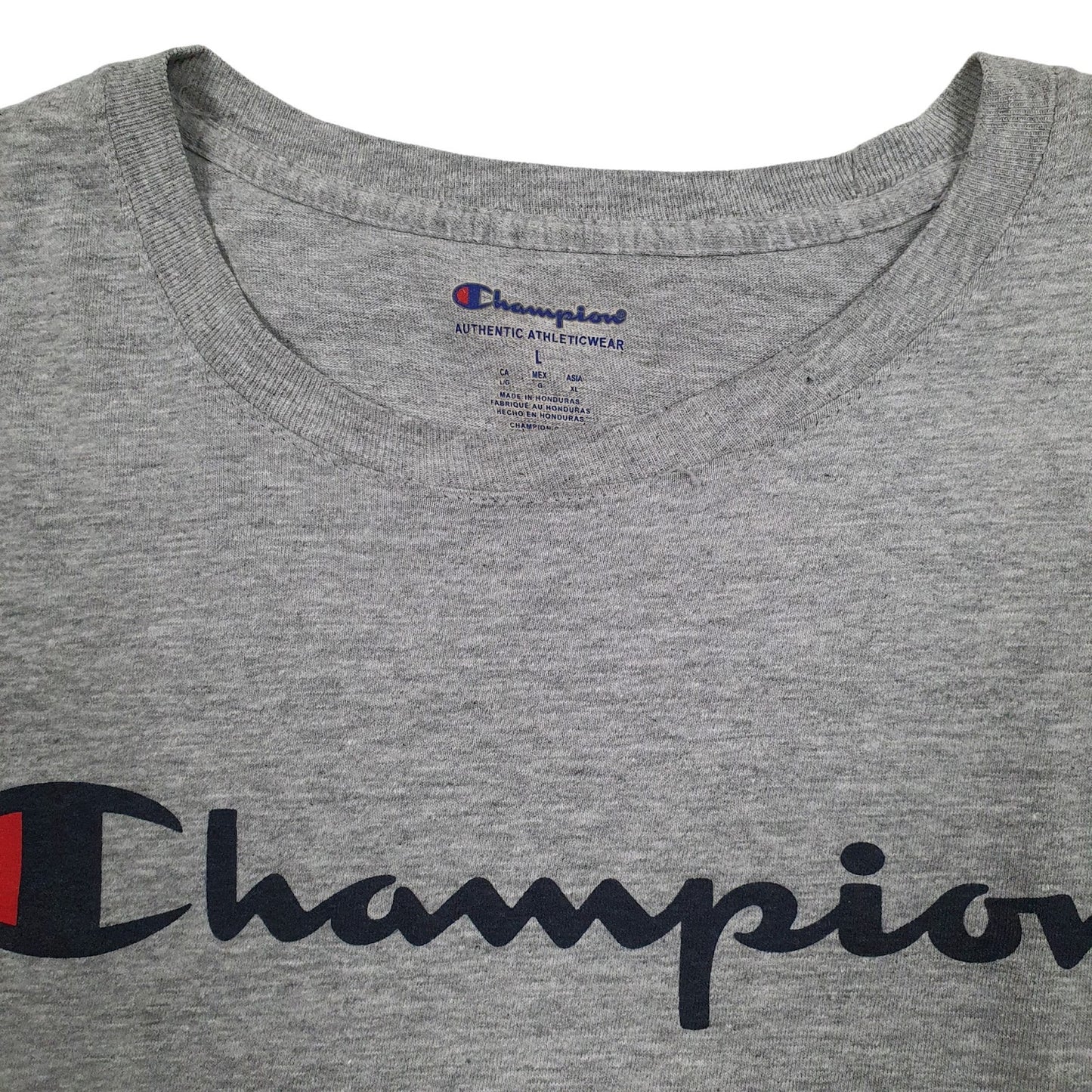 Mens Grey Champion   T Shirt