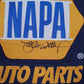 Mens Navy Chase Authentics Michael Waltrip SIGNED Vintage Napa  Coat