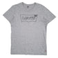 Mens Grey Levis Spellout Short Sleeve T Shirt