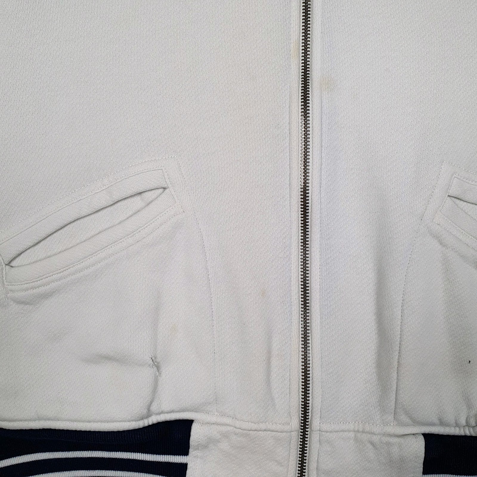 Mens White Polo Ralph Lauren  Full Zip Jumper
