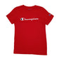 Mens Red Champion  Short Sleeve T Shirt