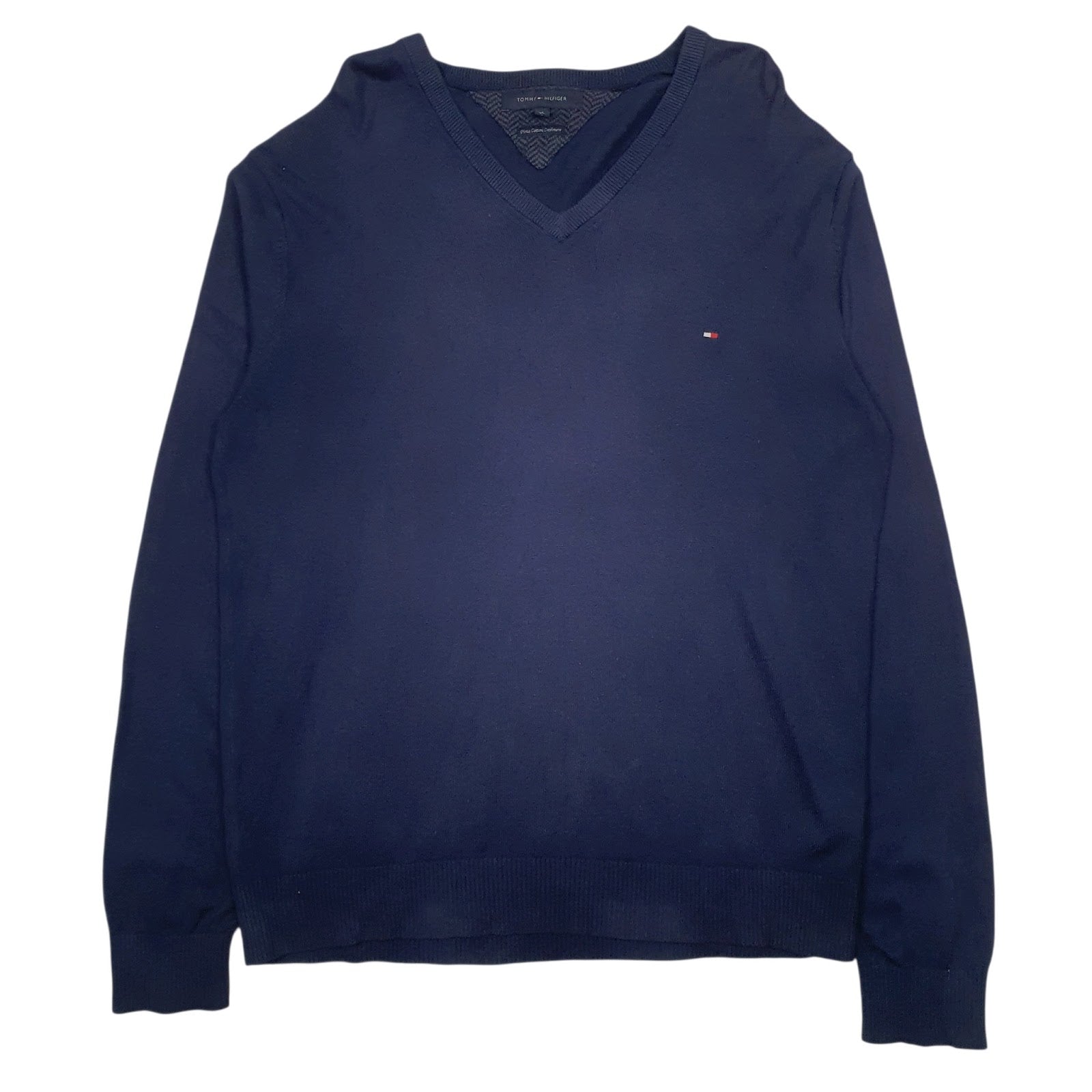 Mens Navy Tommy Hilfiger  Crewneck Jumper