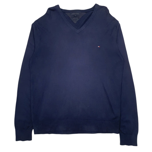 Mens Navy Tommy Hilfiger  Crewneck Jumper