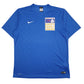 Mens Blue Nike Dri-Fit Activewear Short Sleeve T Shirt