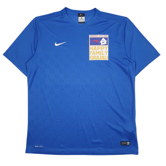 Mens Blue Nike Dri-Fit Activewear Short Sleeve T Shirt