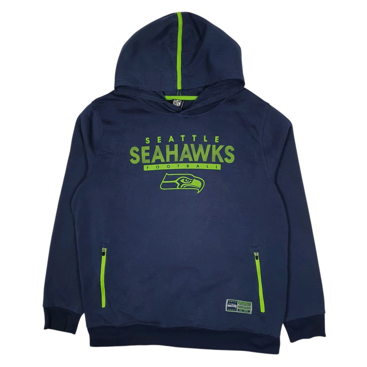 Mens Navy NFL Seattle Seahawks Hoodie Jumper