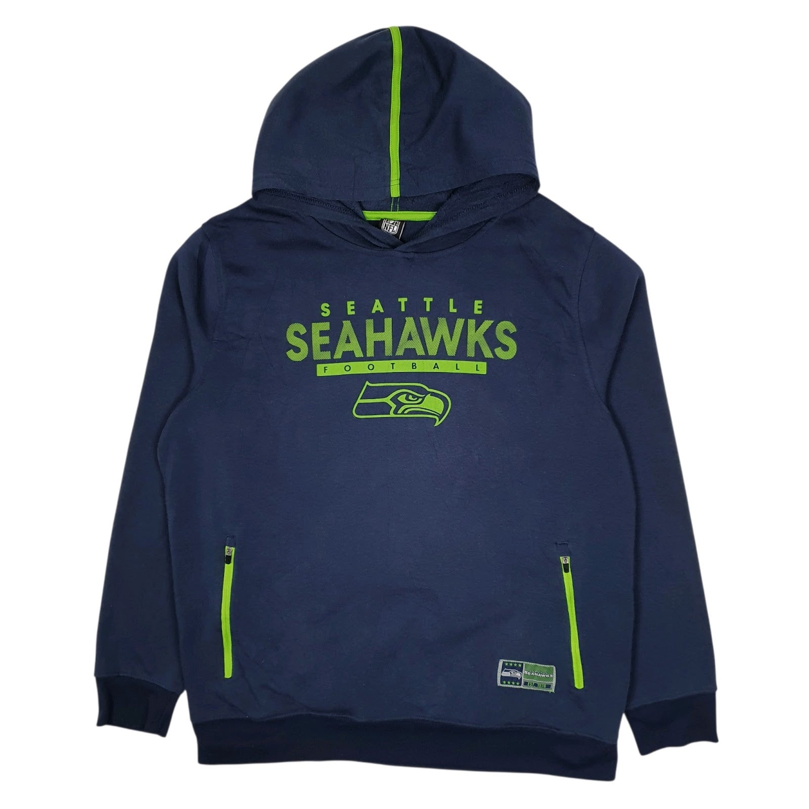 Mens Navy NFL Seattle Seahawks Hoodie Jumper