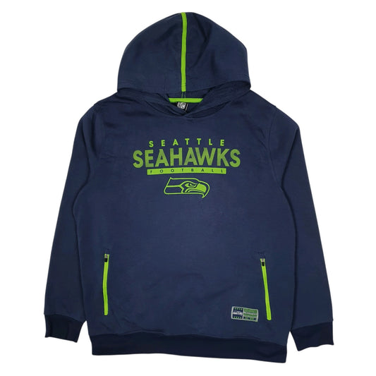 Mens Navy NFL Seattle Seahawks Hoodie Jumper