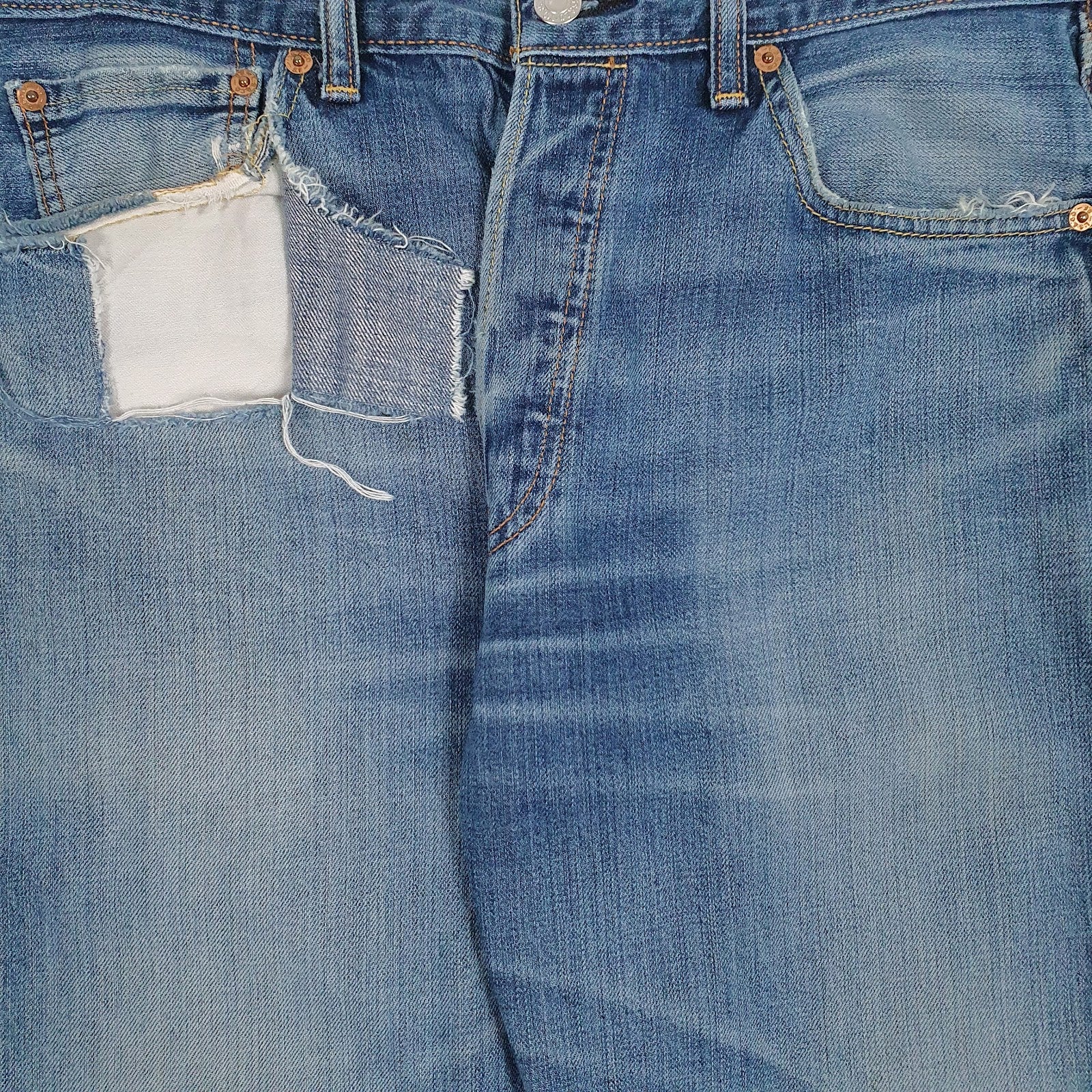 Mens Blue Levis   Jeans