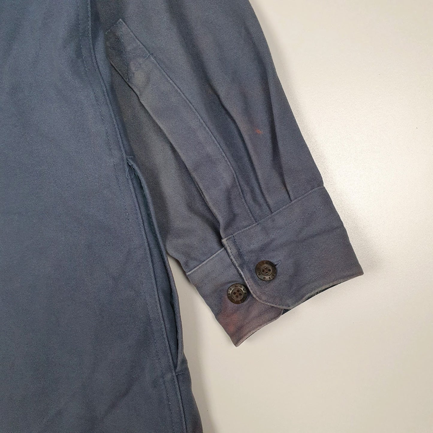 Mens Blue Levis Heavy Hoodie Coat