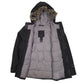 Womens Grey The North Face Puffer Quarter Zip Coat