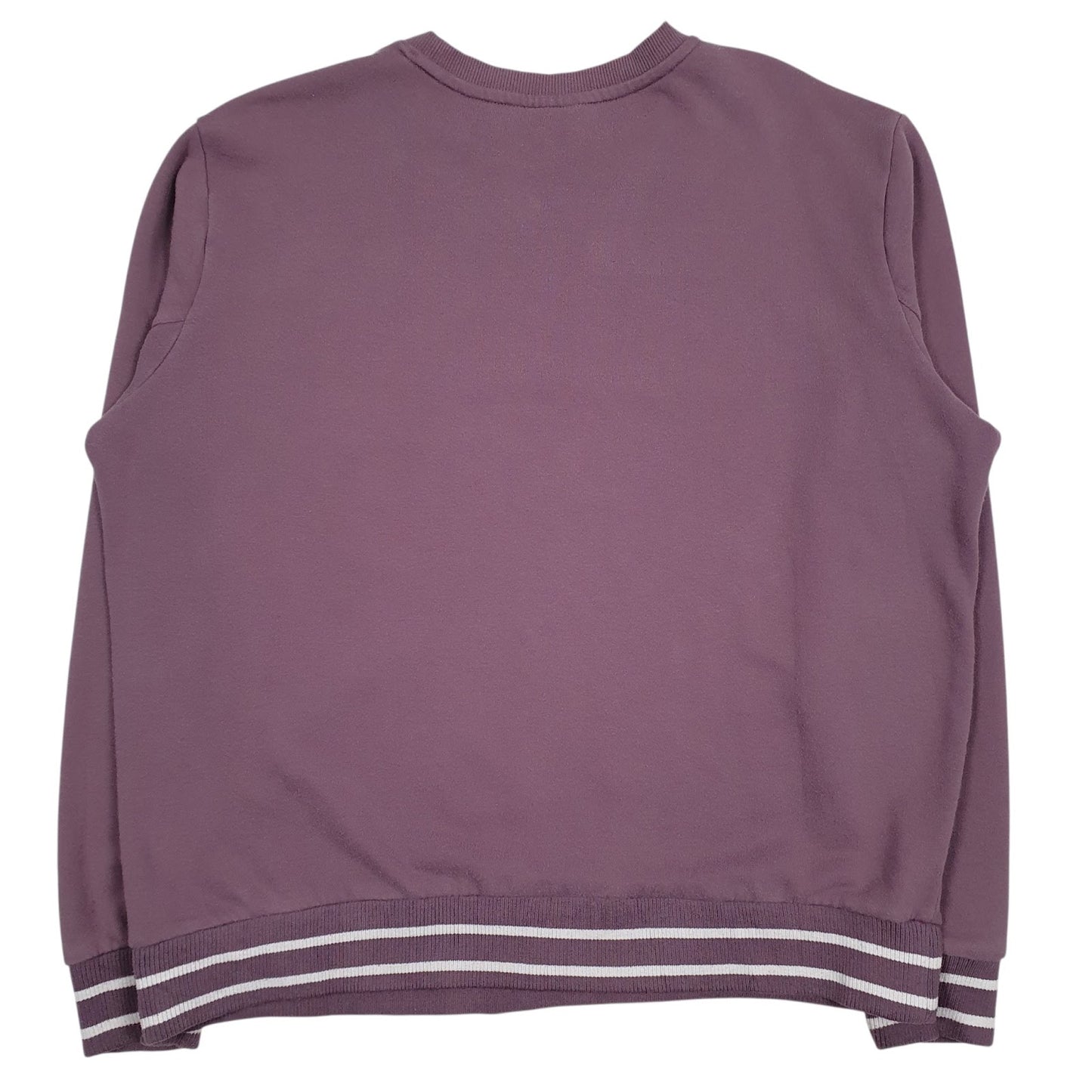 Mens Purple Fila  Crewneck Jumper