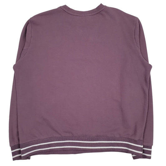 Mens Purple Fila  Crewneck Jumper