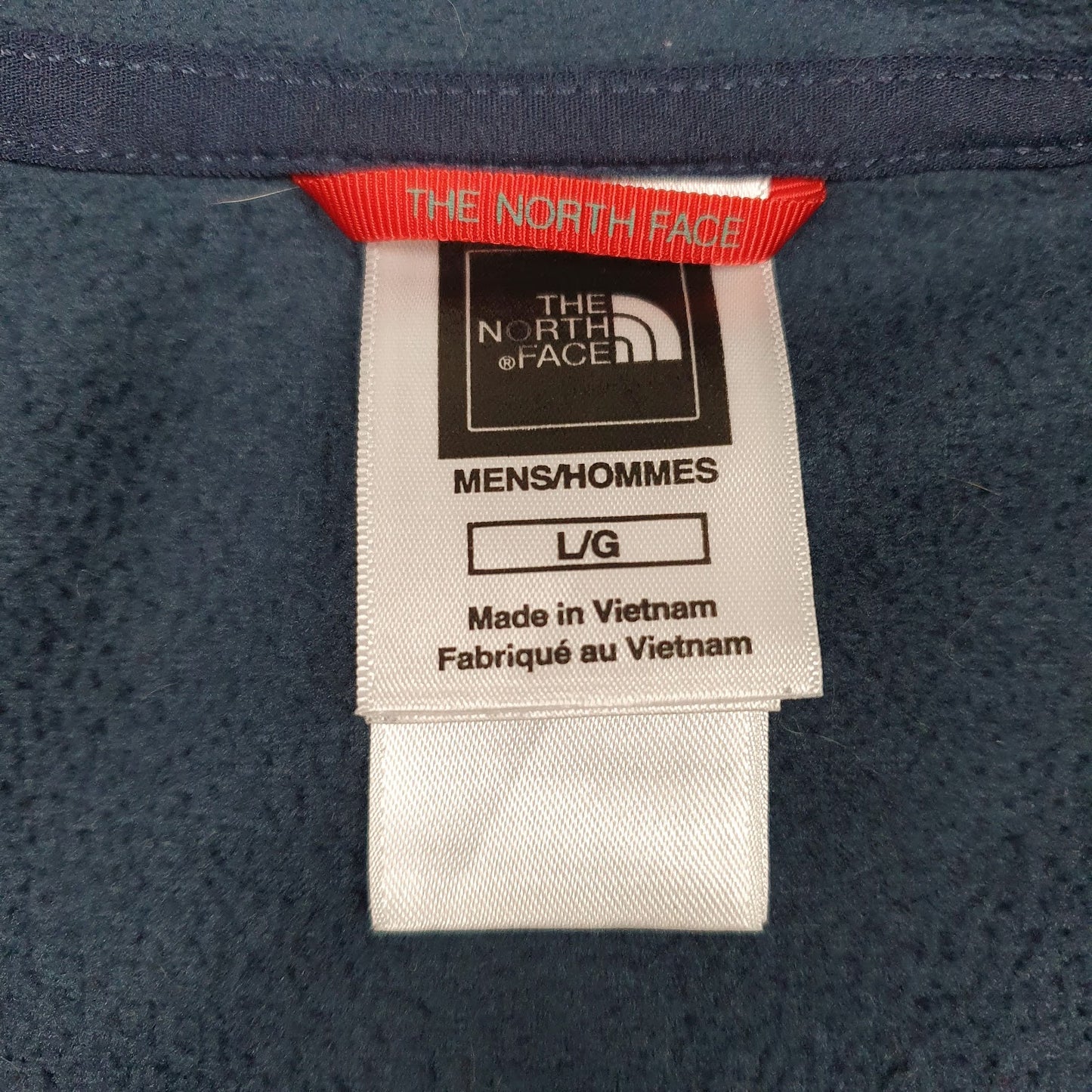 Mens Navy North Face  Full Zip Jumper