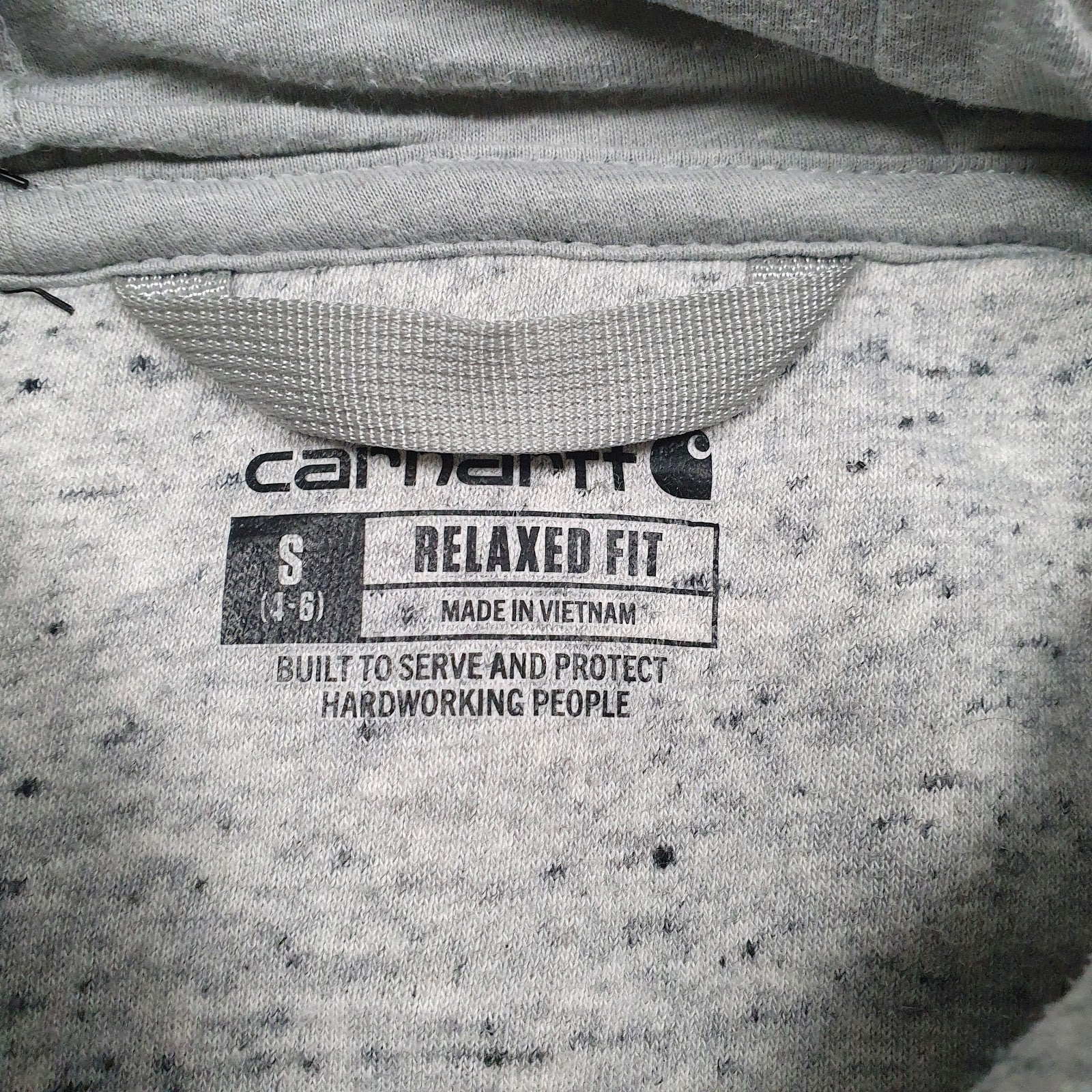 Womens Grey Carhartt  Hoodie Jumper