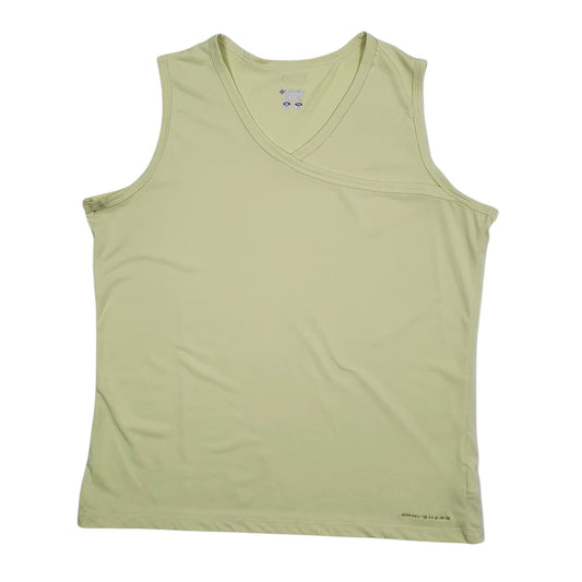 Womens Green Columbia Sportswear Company Sportswear Vest Sleeveless T Shirt