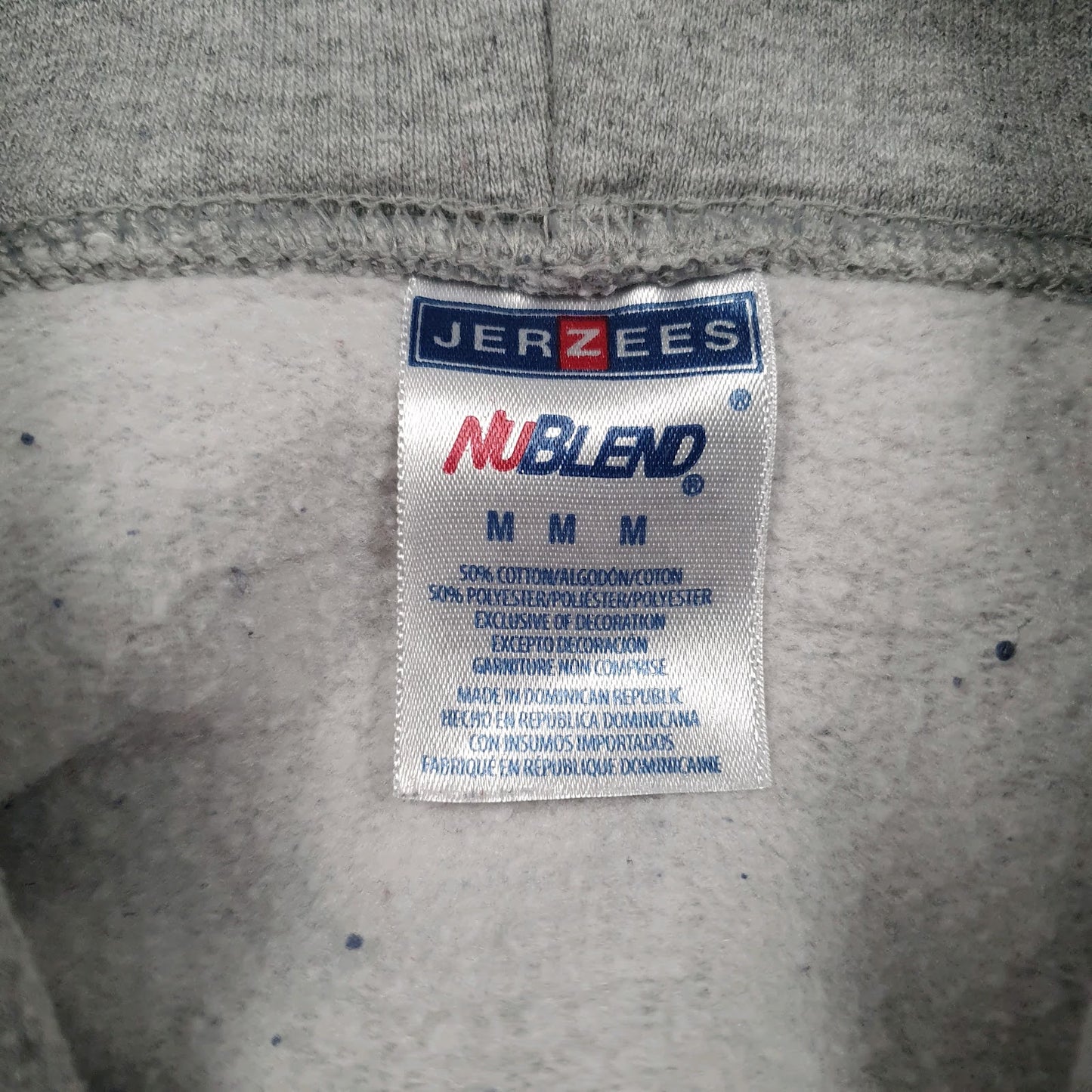 Mens Grey Jerzees NFL Hoodie Jumper