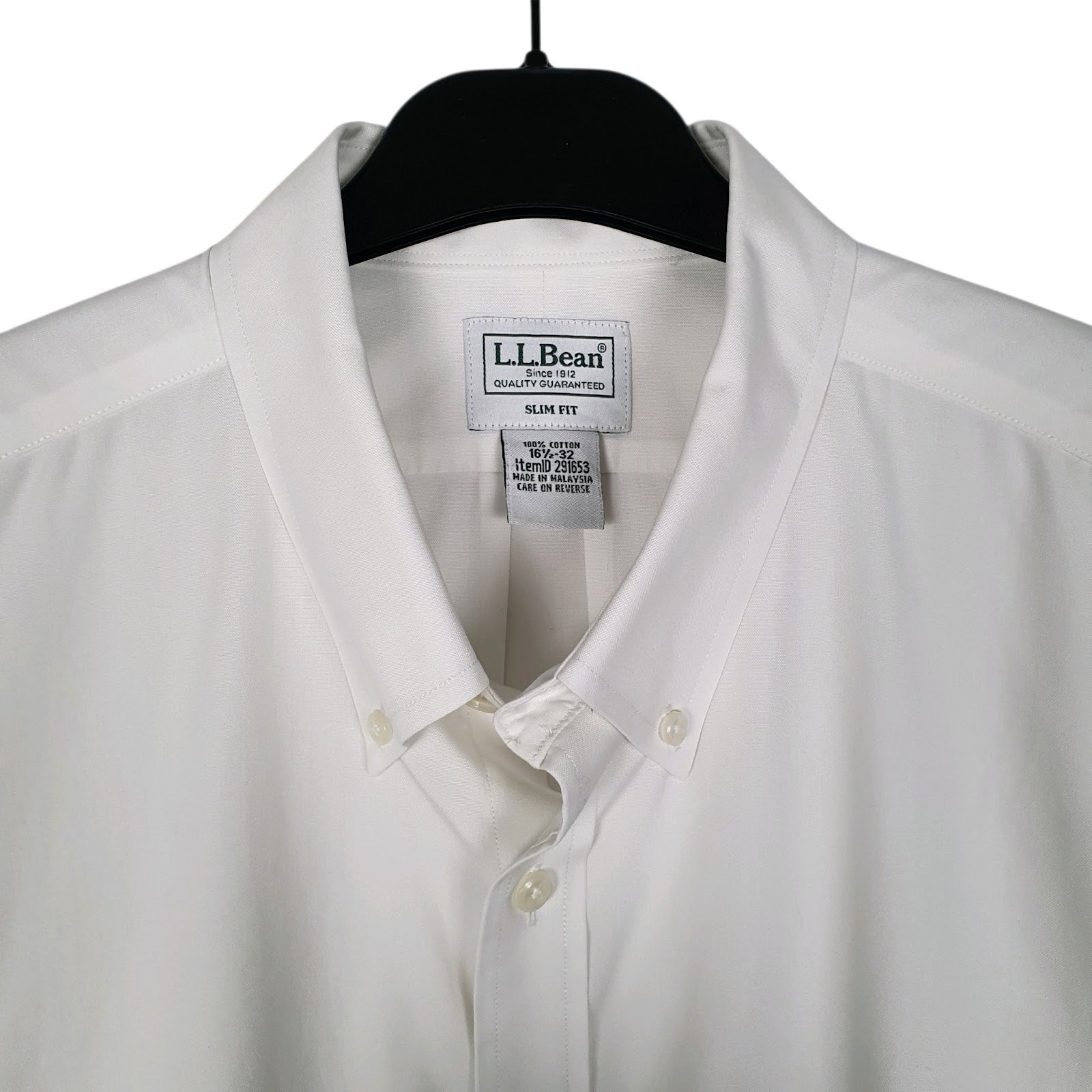 Mens White L.L.Bean   Shirt