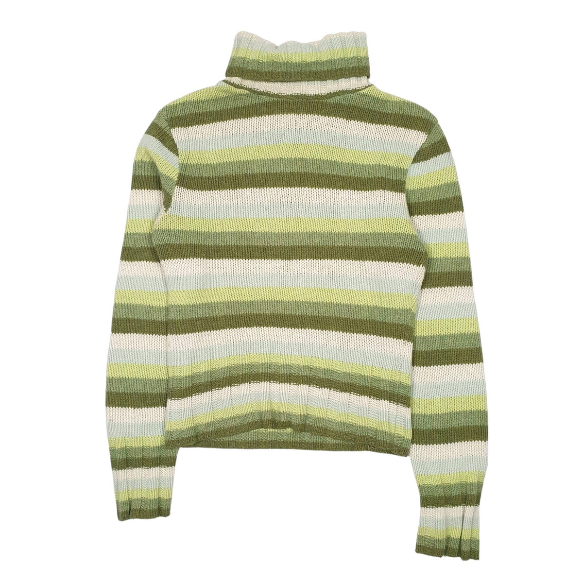 Womens Green Unbranded  Turtle Neck Jumper