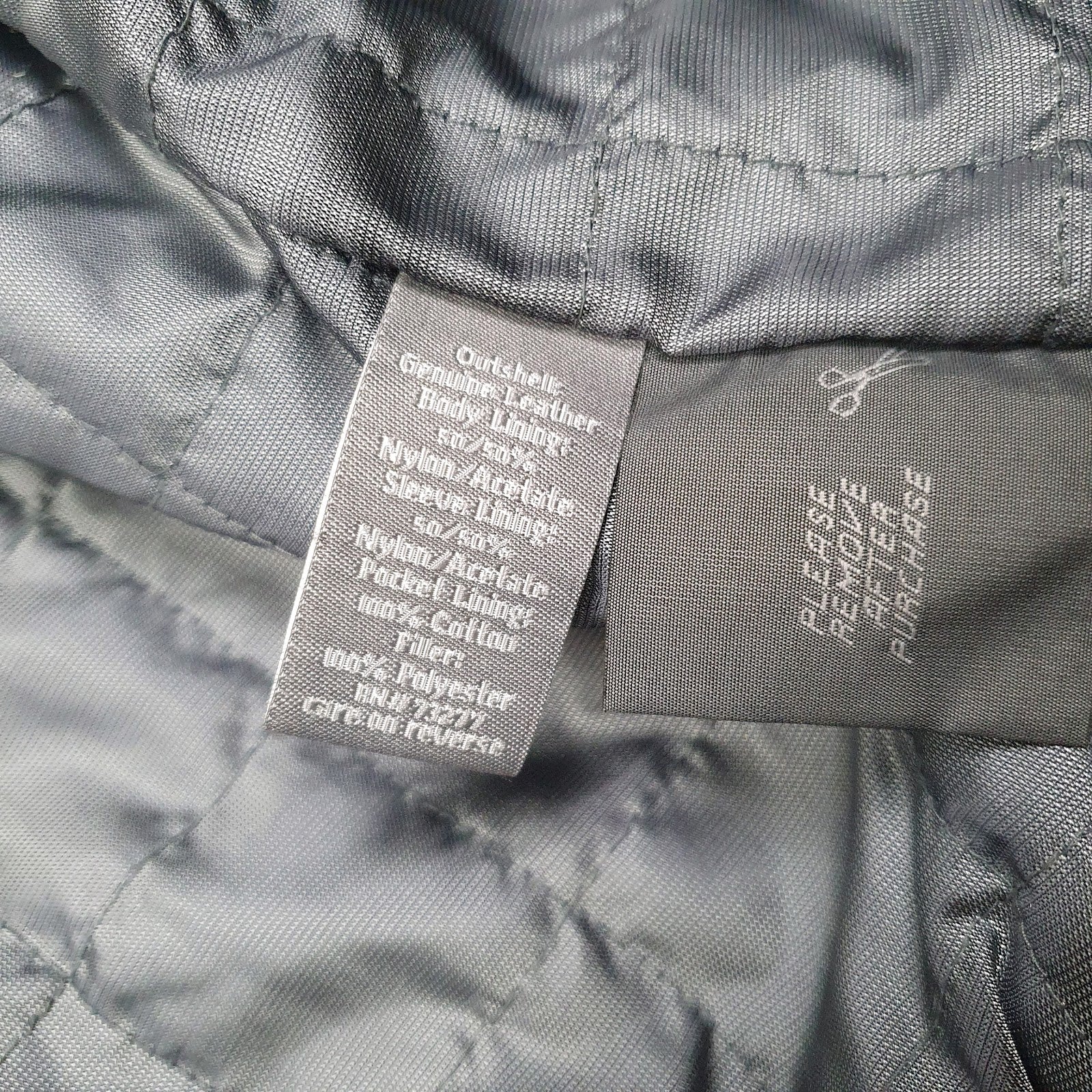 Mens Black Apt.9 Lambskin  Coat
