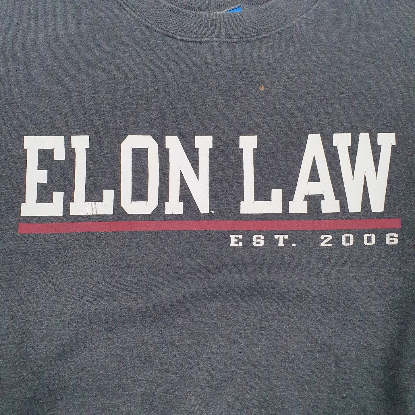 Mens Grey Champion Elon Law Crewneck Jumper