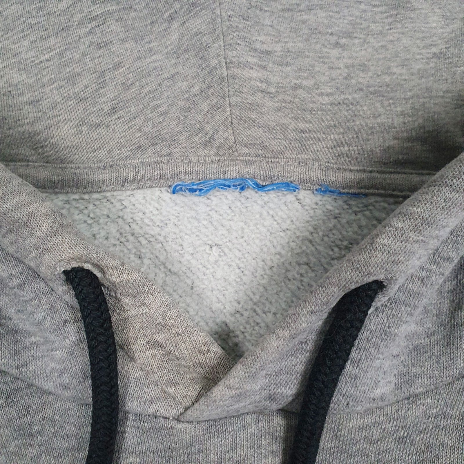 Mens Grey Adidas Spellout Hoodie Jumper