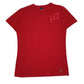 Mens Red Armani  Short Sleeve T Shirt