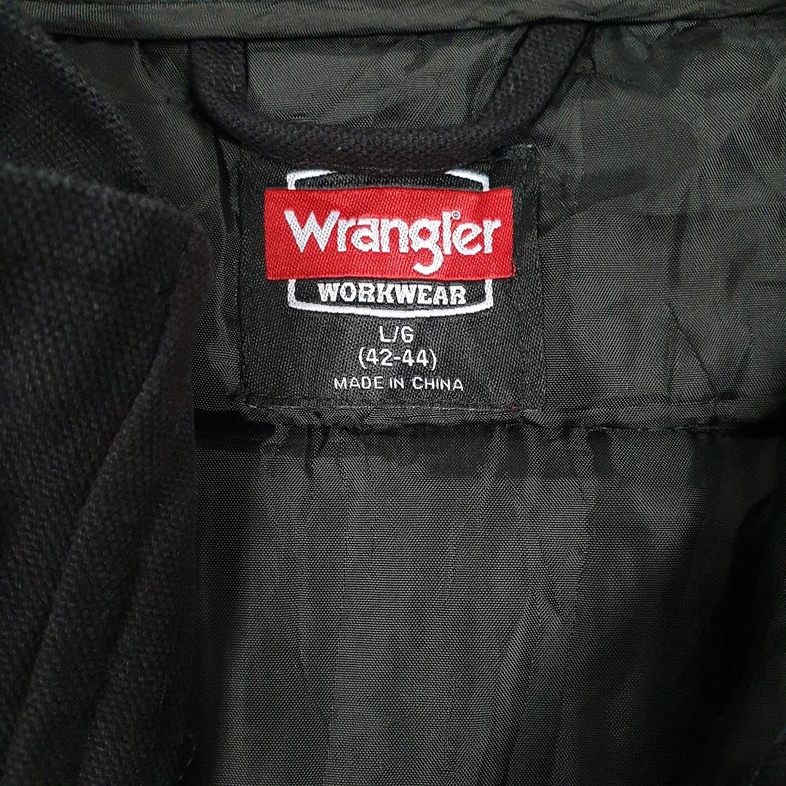 Mens Black Wrangler   Coat