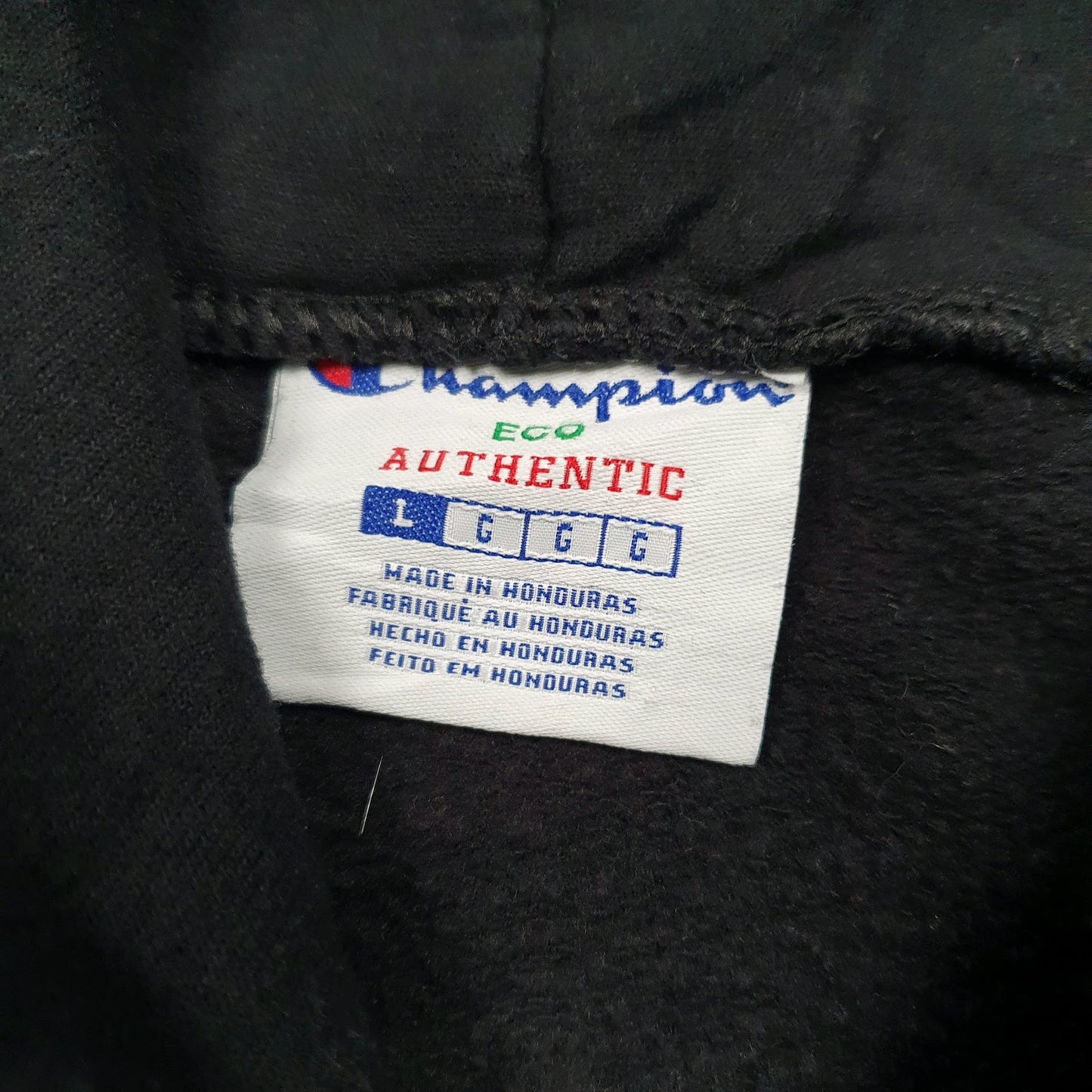 Mens Black Champion  Hoodie Jumper