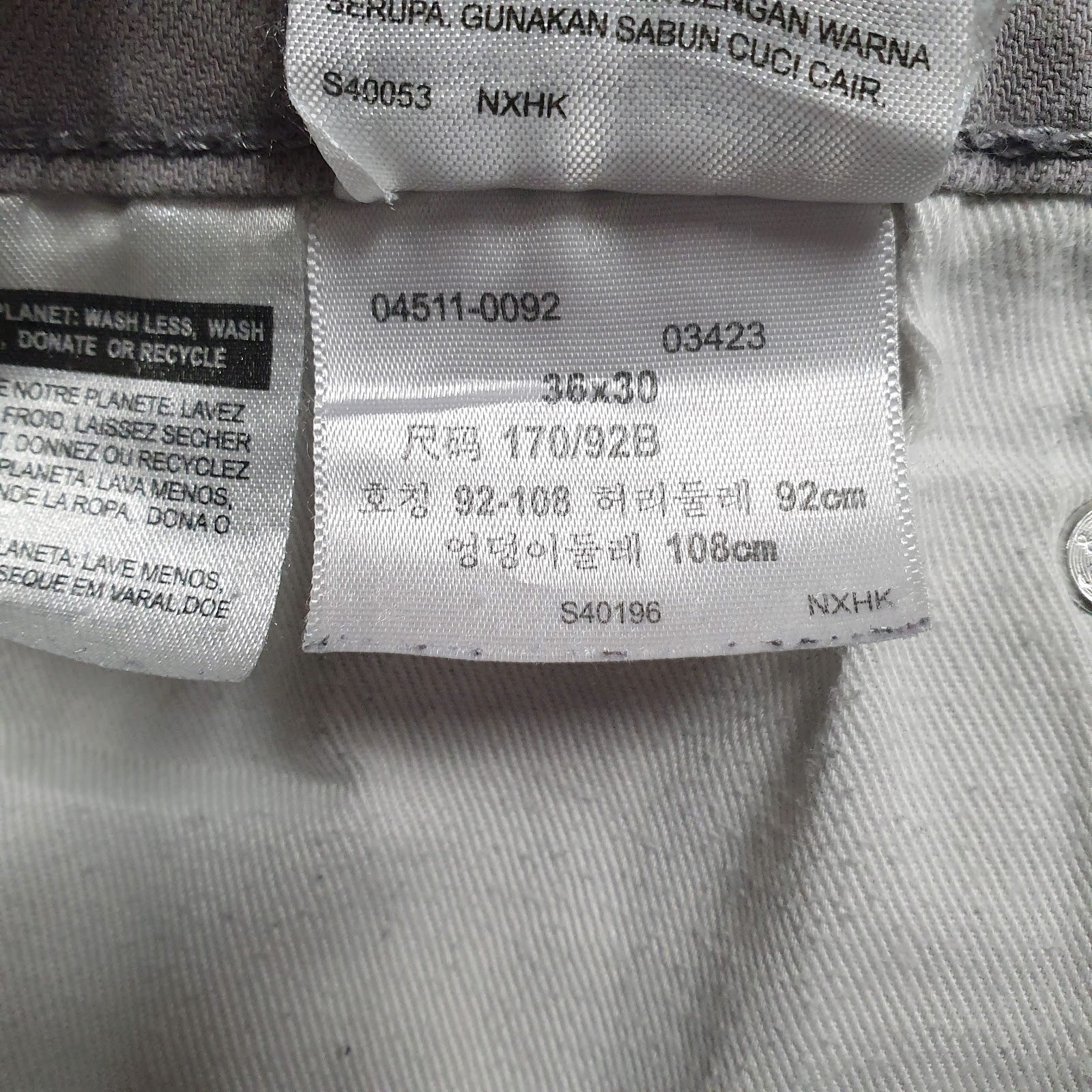 Mens Grey Levis   Jeans