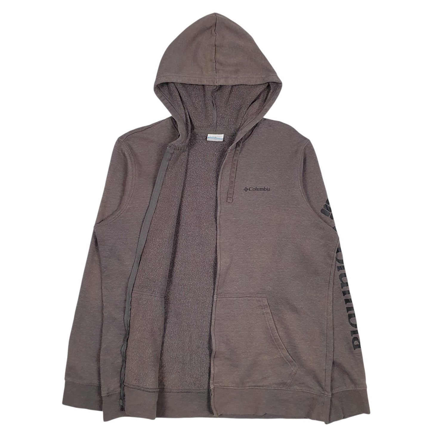 Mens Grey Columbia Sportswear Company  Full Zip Jumper