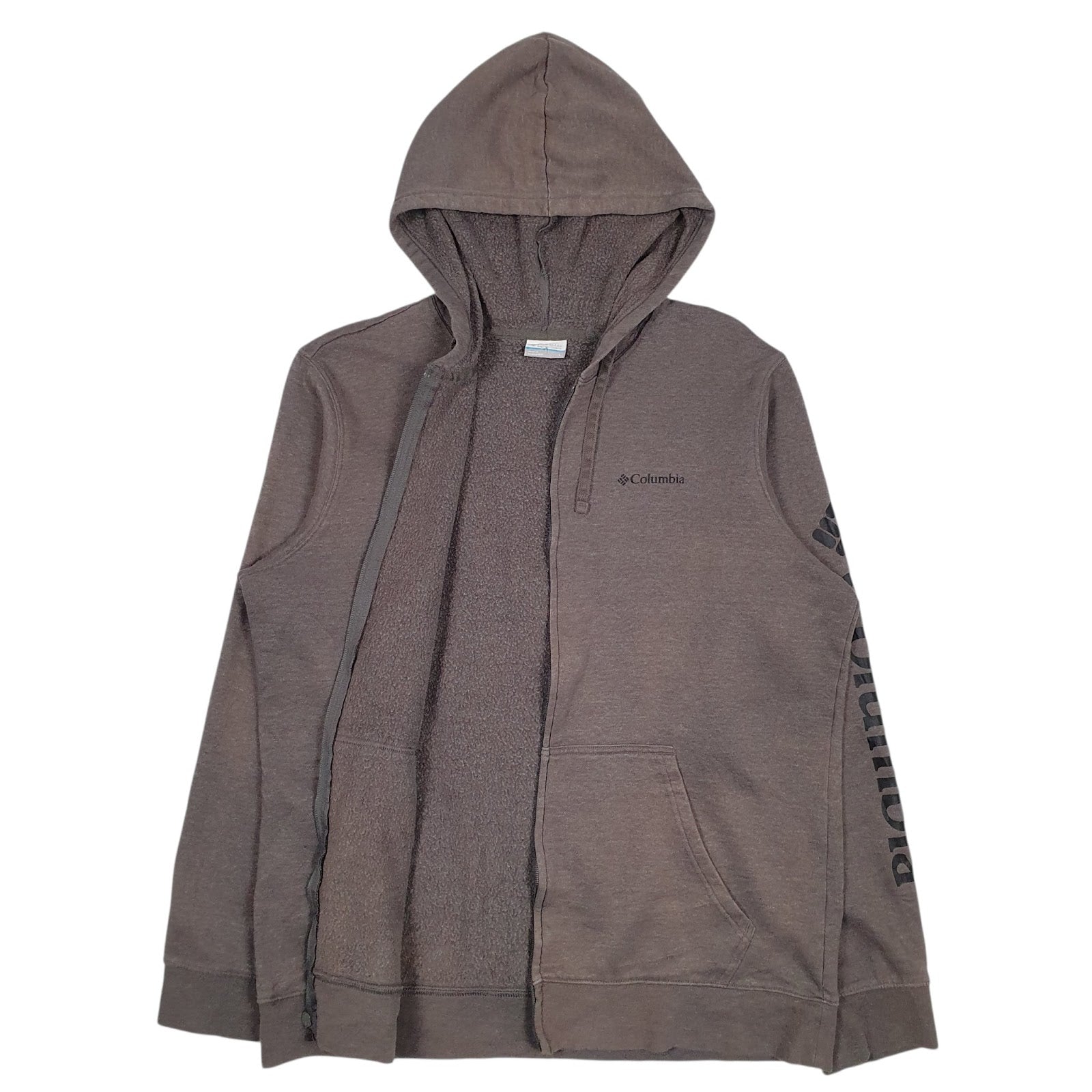 Mens Grey Columbia Sportswear Company  Full Zip Jumper