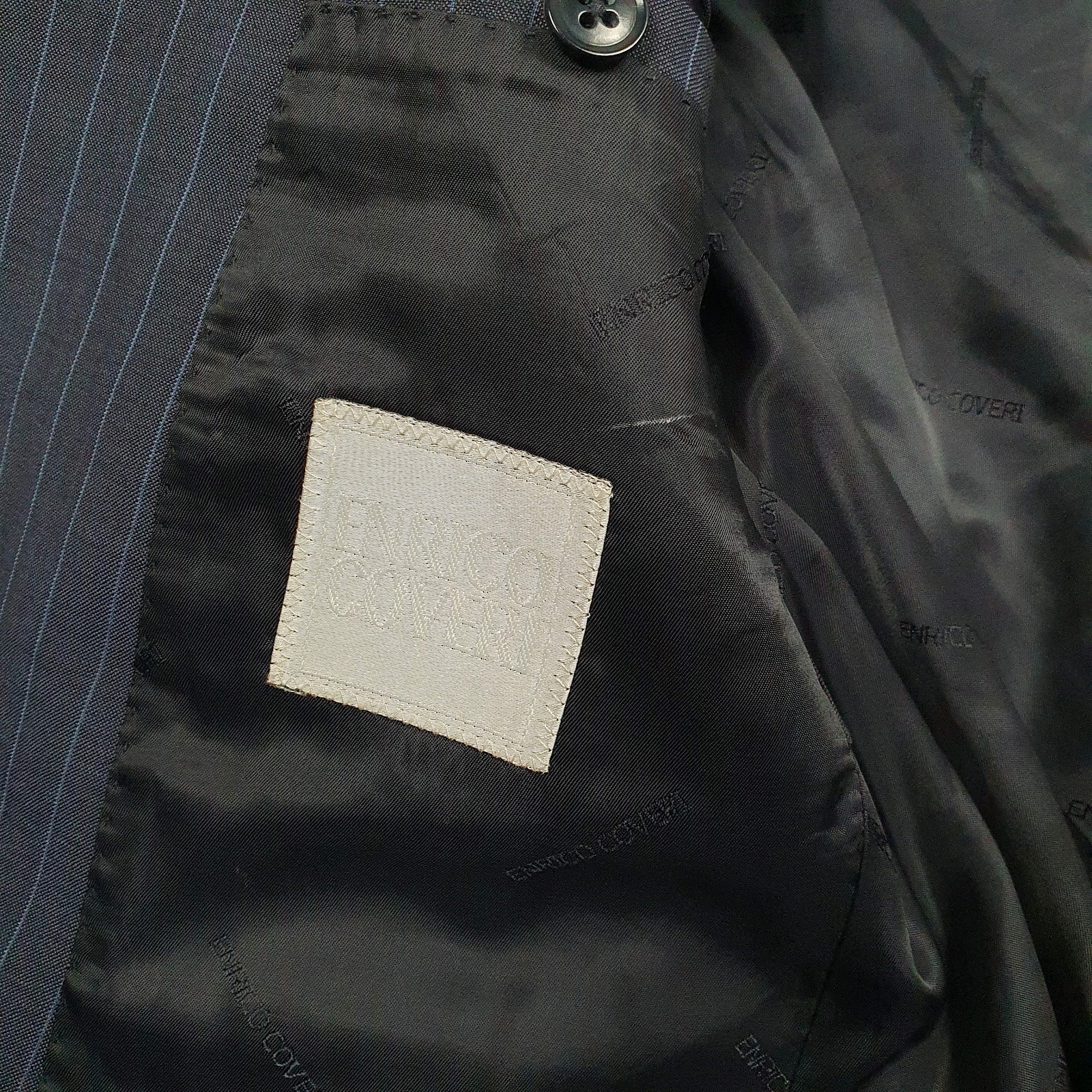 Mens Navy Enrico Coveri Angelico  Coat