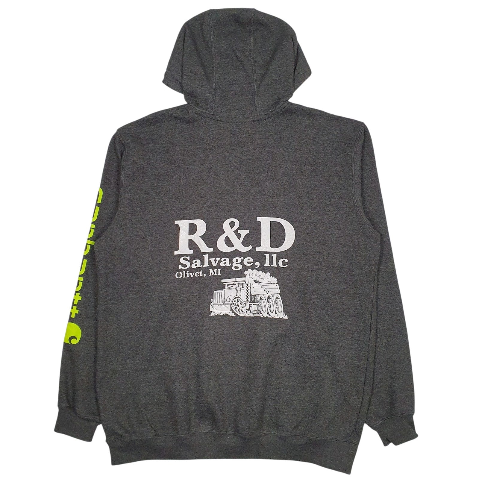 Mens Grey Carhartt  Hoodie Jumper