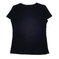 Womens Black Guess Spellout  T Shirt