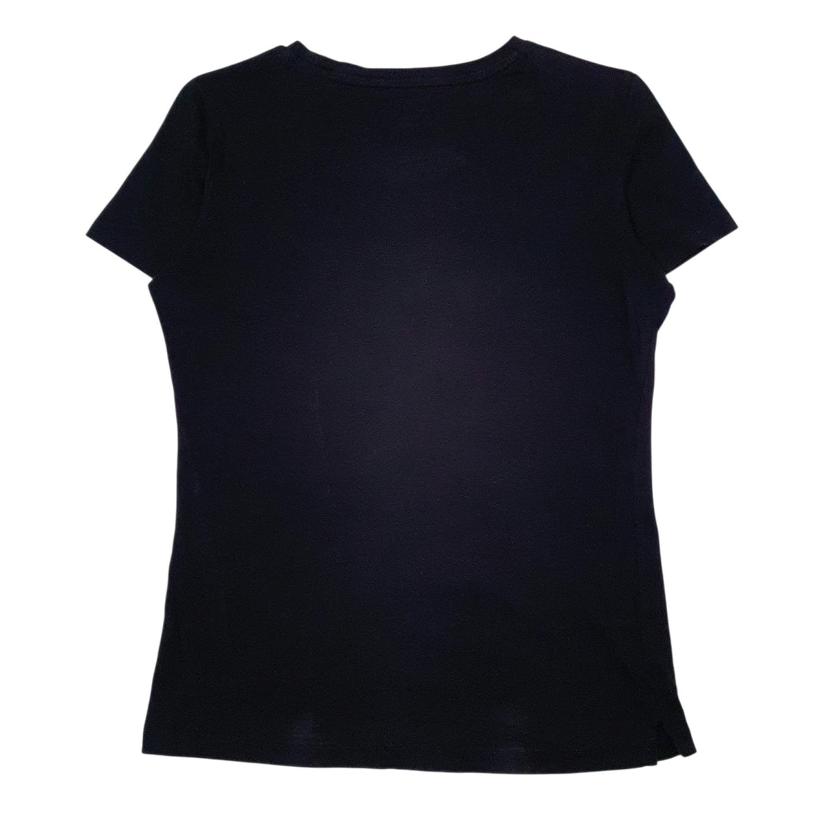 Womens Black Guess Spellout  T Shirt