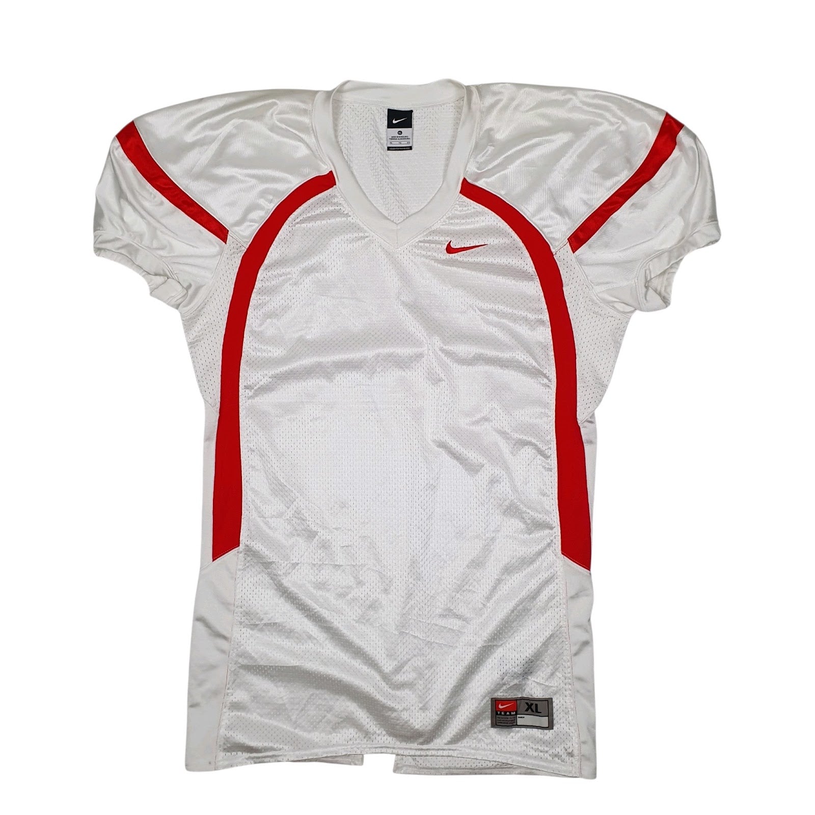 Mens White Nike NFL American Football Jersey Short Sleeve T Shirt