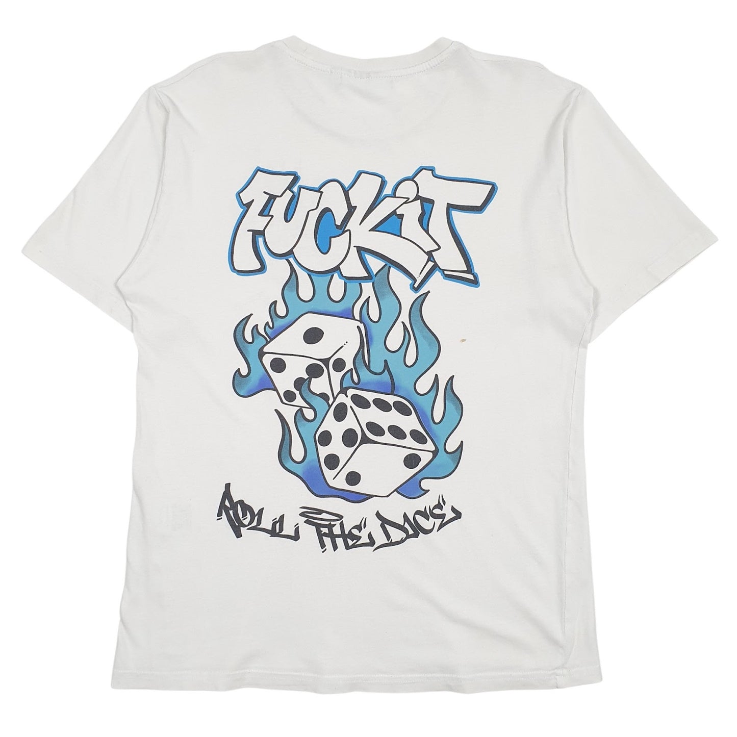 Mens White Trap Star  Crewneck T Shirt