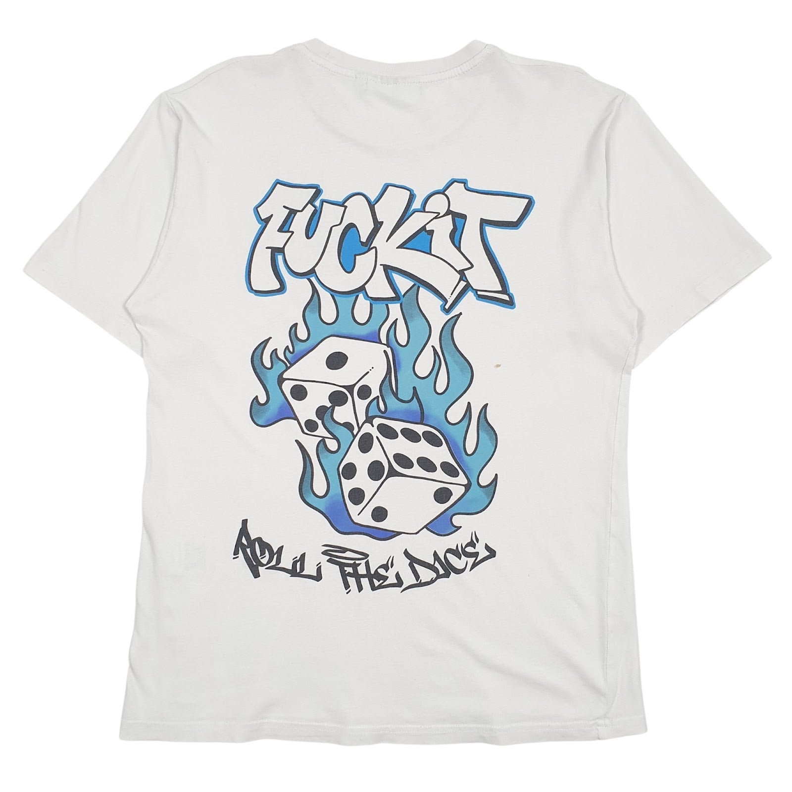 Mens White Trap Star  Crewneck T Shirt