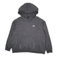 Womens Grey Nike Turtle Neck Hoodie Jumper