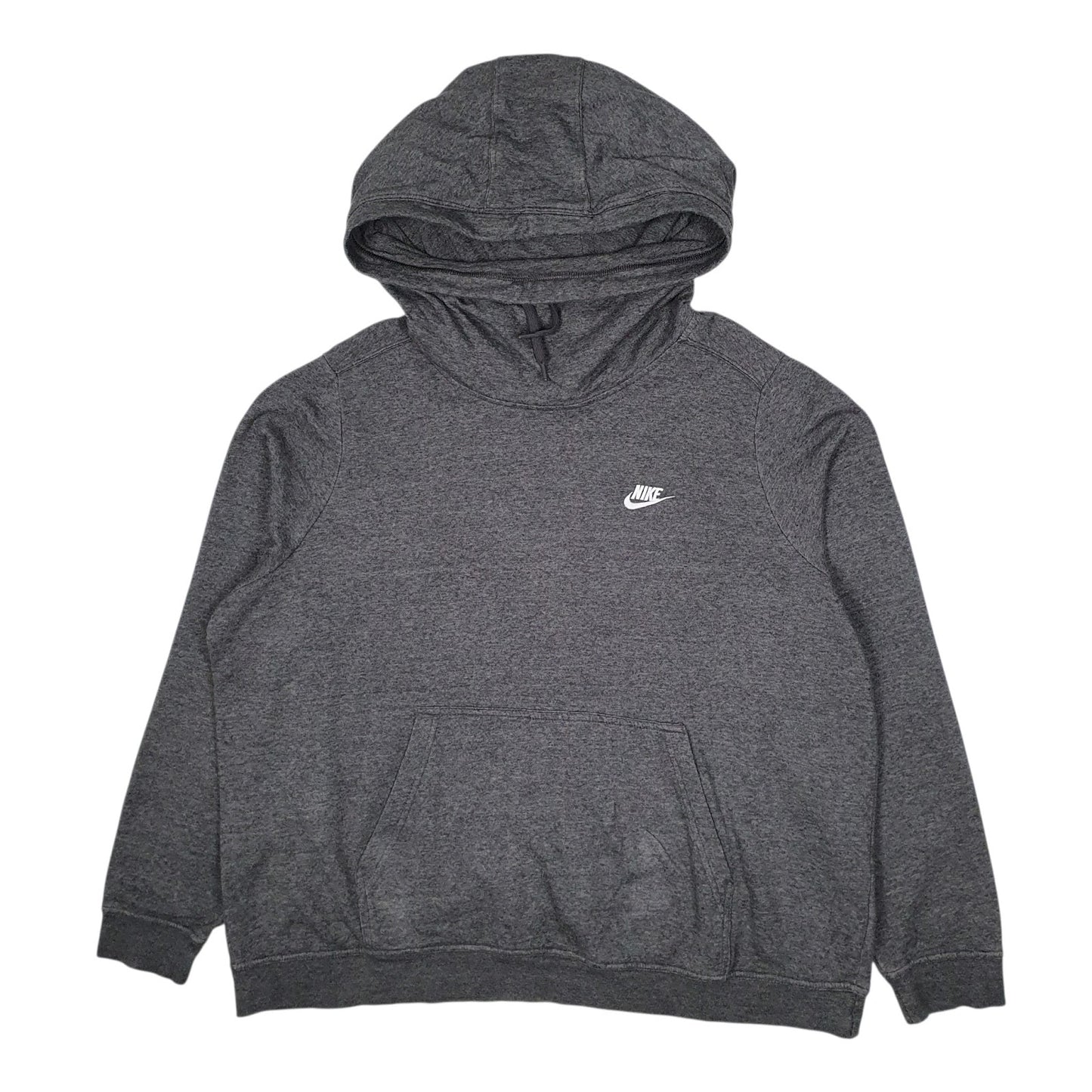 Womens Grey Nike Turtle Neck Hoodie Jumper